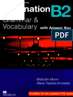 Destination B2 Grammar and Vocabulary With Answer Key