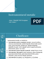 Instrumentarul Metalic