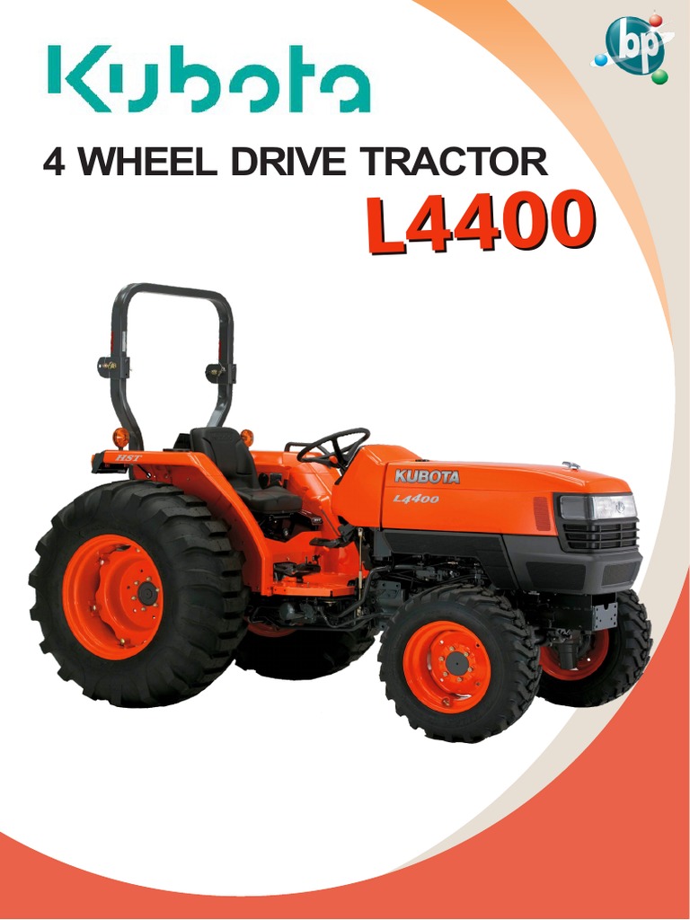 Spesifikasi Traktor Kubota L4400 | PDF