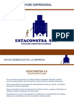 Brochure Estaconstsa N°1