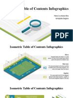 Isometric Table of Contents Infographics by Slidesgo