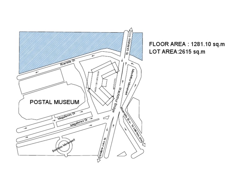 FLOOR AREA: 1281.10 SQ.M LOT AREA:2615 SQ.M: Riverside DR | PDF