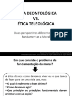 Ética Deontológica Vs Ética Teleológica