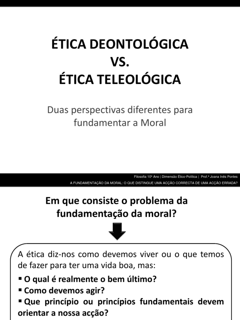 Concepto De Etica Teleologica