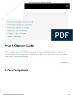 How To Cite Sources in MLA Citation Format - Mendeley