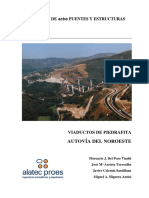 AUTOVÍA DEL NOROESTE VIADUCTOS DE PIEDRAFITA. II CONGRESO DE Ache PUENTES Y ESTRUCTURAS Realizaciones Puentes