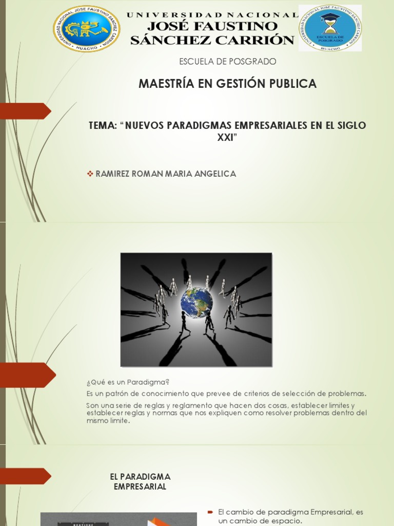 Nuevos Paradigmas Empresariales XXI | PDF | Relaciones personales ...