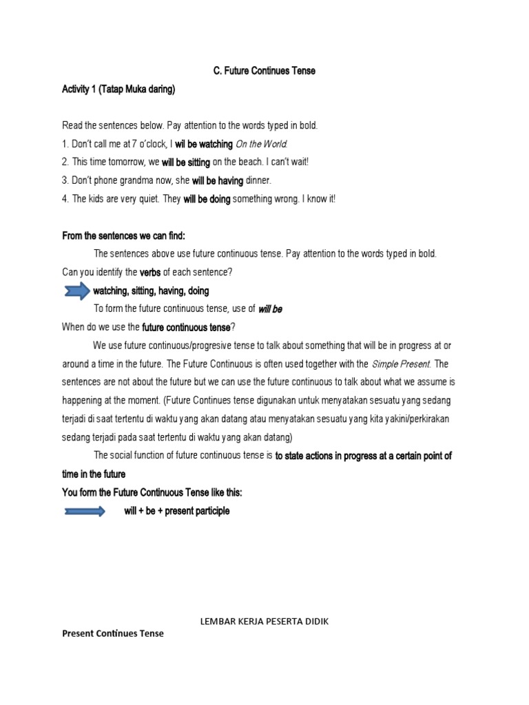 Tugas Ke 6 Grammatical Tense Language Mechanics
