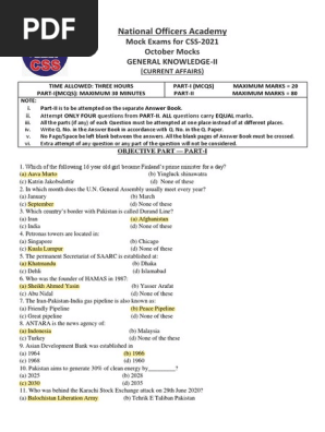 Current Affairs CA solved mcqs