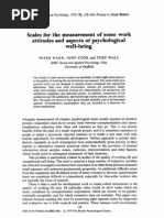 Download Warr T Cook P y Wall K 1979 Scales for the measurement of some work attitudes and aspects of psychological wellbeing by Pablo Perez Vilar SN49347775 doc pdf