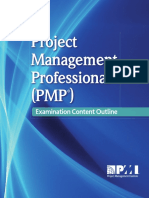 PMP Examination Content Outline - 2010