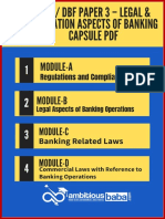 JAIIB Paper 3 CAPSULE PDF Legal Regulation Aspects of Banking