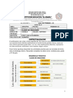 Guía de clases de oraciones y textos informativos