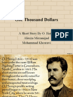 One Thousand Dollars: A Short Story by O. Henry Alireza Mirzanejad Mohammad Khosravi