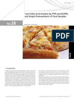 Trans Fatty Acid Analysis by FTIR and GC-FID, and Simple Pretreatment of Food Samples. Application Note (Shimadzu)