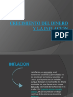 Crecimiento Del Dinero y La Inflacion Diapositivas 1