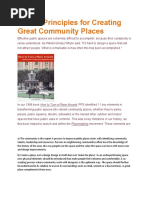 Eleven Principles For Creating Great Community Places