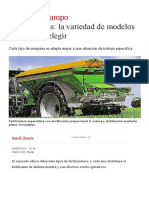 Fertilizadoras - La Variedad de Modelos Exige Saber Elegir - Clarín