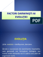 Factorii Darwinisti Ai Evolutiei 