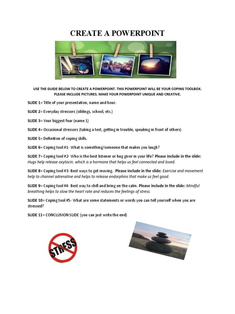 Create Your Coping Toolbox PowerPoint | PDF | Career & Growth ...