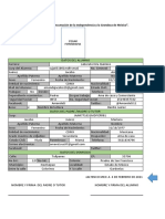 Ficha de Inscripcion 2