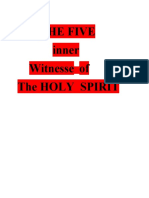 Five Sensation Inner Witnesses