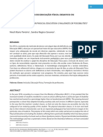 A Inclusão Nas Aulas de Educacao Fisica - Desasfios Ou Possiblidades