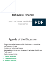 Module 1 - Behavioural Finance Introduced