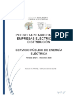 Pliego Tarifario Del Spee 2020 Resolucion Nro 035 19