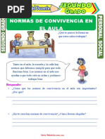 Normas de Convivencia para Primer Grado de Primaria | PDF | Crecimiento ...