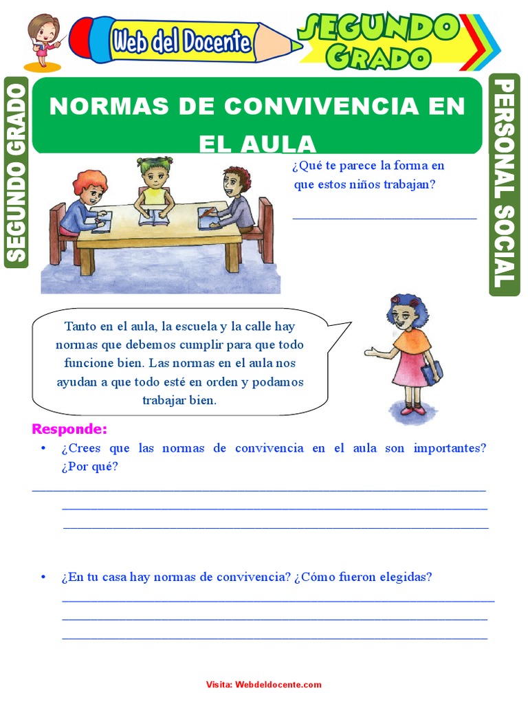Normas de Convivencia en el Aula | PDF