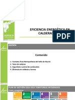 Documento - Eficiencia Energética en Calderas y Hornos - Área Metropolitana - Valle de Aburrá - Colombia - 2016