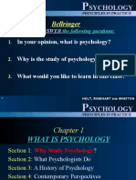 Psychology- Chapter 1 Ppt