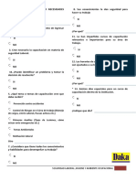 Cuestionario para Detectar Necesidades de Capacitación