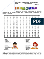 Sopa de Letras Comercio 6°