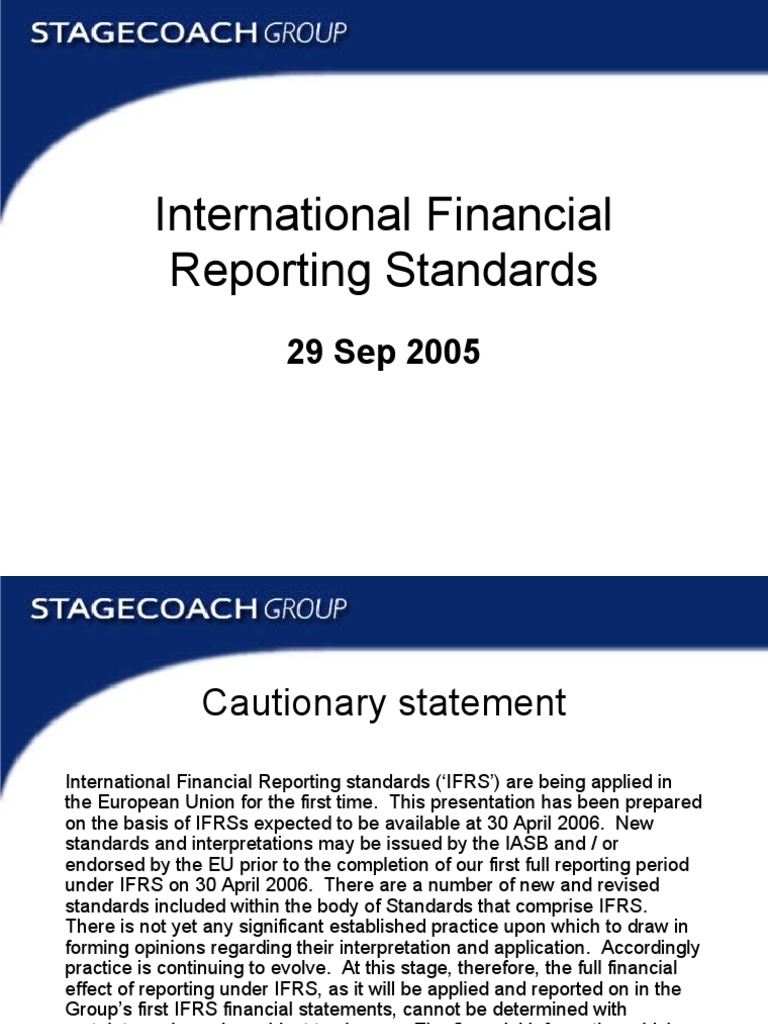 Understanding IFRS Impact on Financials | PDF | International Financial ...