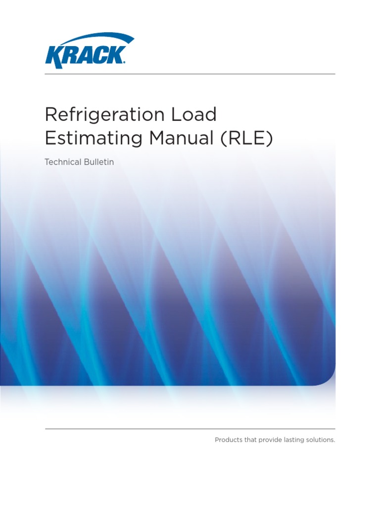 KRACK Refrigeration Manual PDF Cold Refrigeration