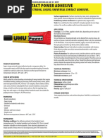 Rugby Contact Cement Application Guide | PDF | Adhesive | Materials