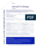 International Exchange Application