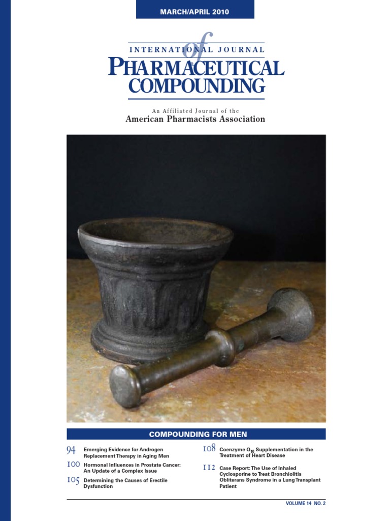 IJPC 14 2 Compounding For Man | PDF | Testosterone | Androgen