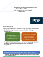 A Prospective, Randomized Trial of PovidoneIodine 0.6% and Dexamethasone 0.1% Ophthalmic Suspension For Acute Bacterial Conjunctivitis