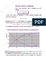 Funzioni Degli Errori e Di Ripartizione Gaussiana