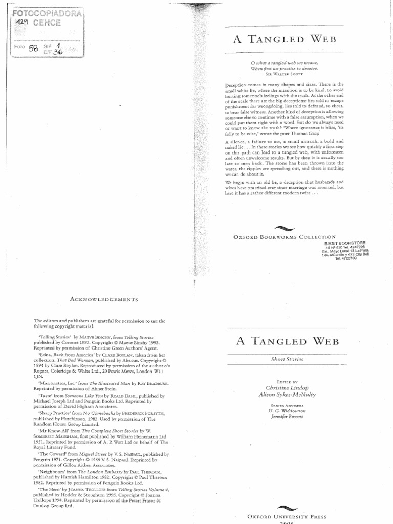 A Tangled Web | PDF