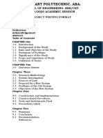 Project Writing Format Eee&Cet