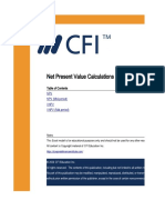 Net Present Value Calculations Exercise - Solution: NPV NPV (Mid-Period) XNPV XNPV (Mid-Period)