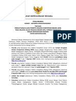 Pengumuman Pendaftaran Ulang SKB CPNS BKN Formasi 2019