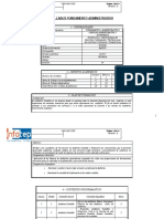 Syllabus de Fundamento Administrativo