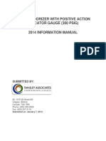 1-B Gas Odorizer With Positive Action Indicator Gauge (300 Psig) 2014 Information Manual