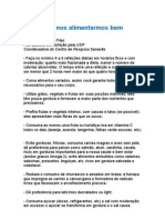 Dicas para Nos Alimentarmos Bem - Dra Andrea Dario Frias - Nutricionista