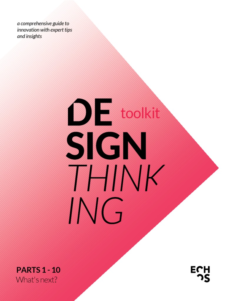 Design Thinking Toolkit by Echos Innovation Lab PDF Design Thinking